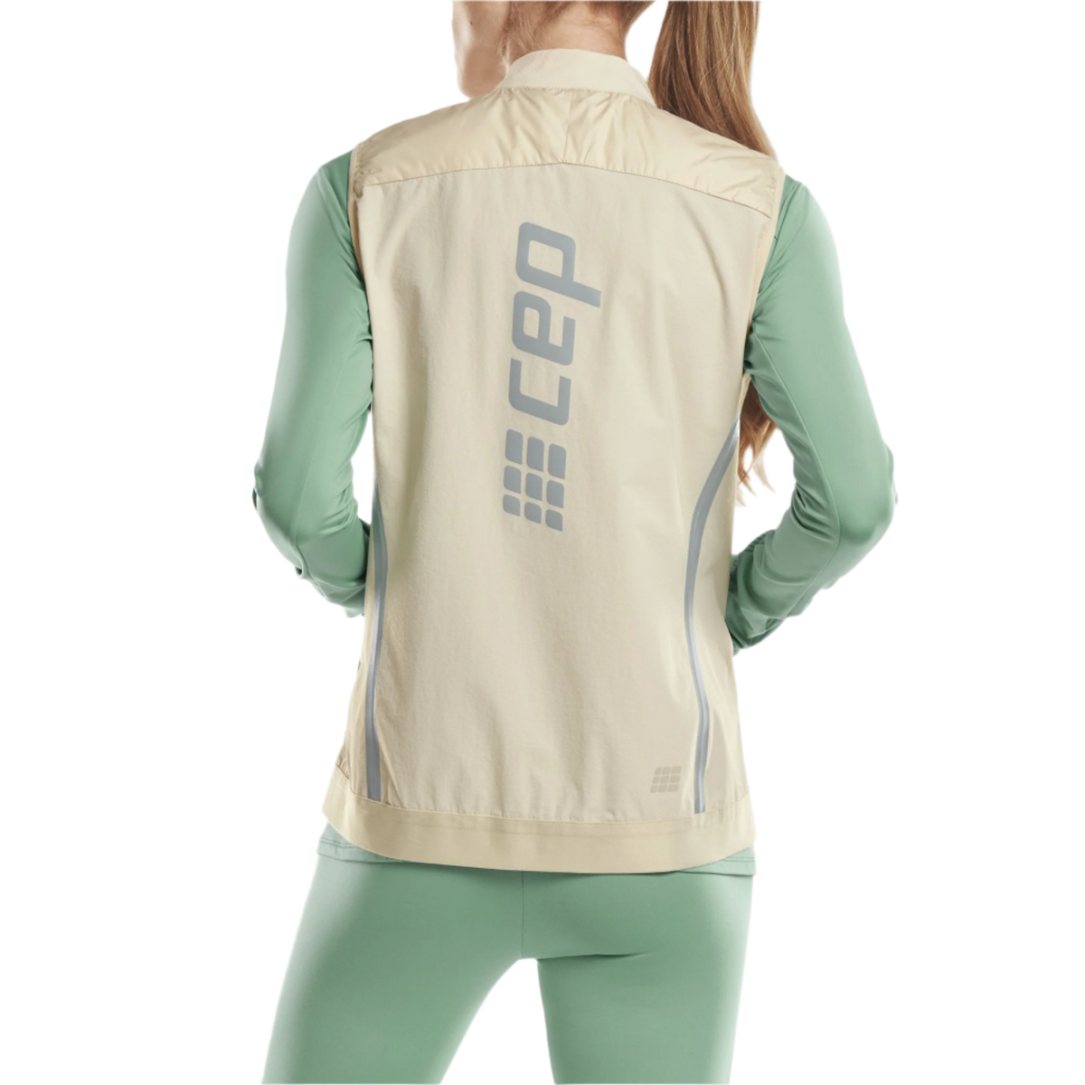 Cold Weather Reversible Vest, Women, Cream
