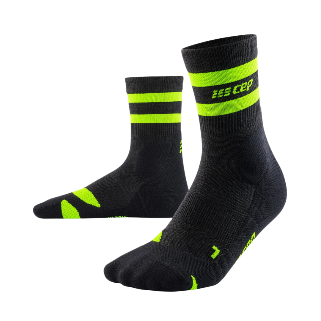 Hiking 80s Mid Cut Compression Socks, Men