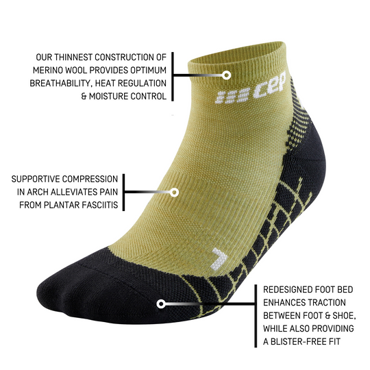 Hiking Light Merino Low Cut Socks, Men