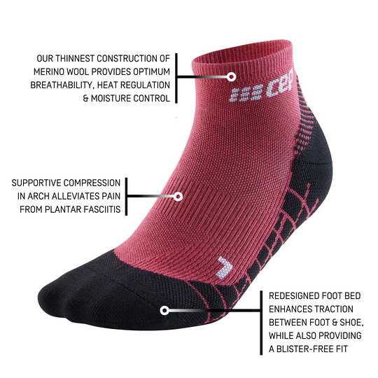 Hiking Light Merino Low Cut Socks, Women