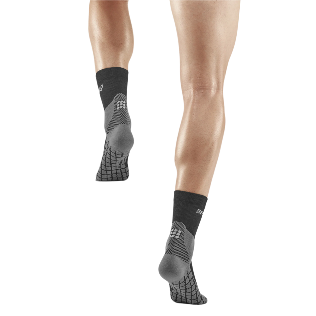 Hiking Light Merino Mid Cut Compression Socks, Men