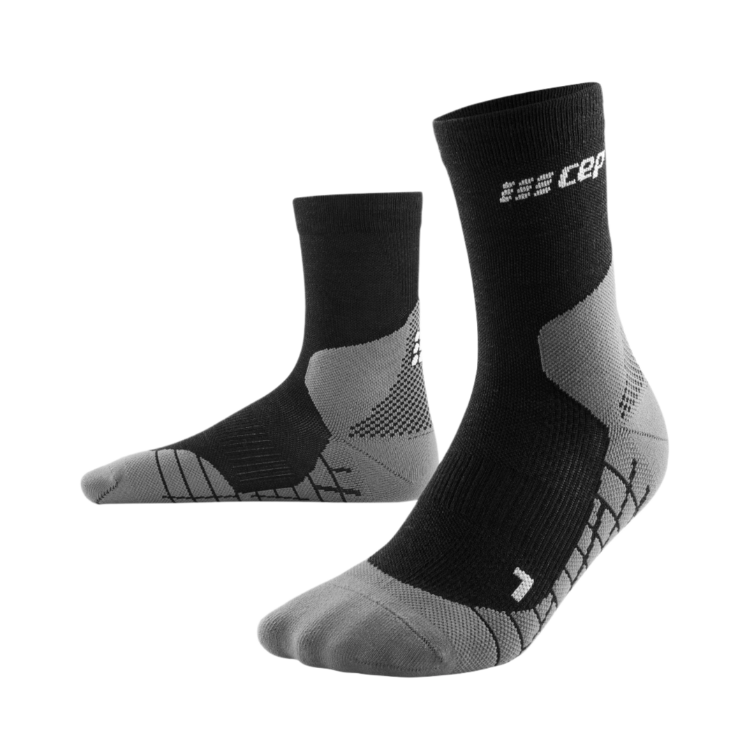 Hiking Light Merino Mid Cut Compression Socks, Men