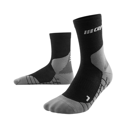 Hiking Light Merino Mid Cut Compression Socks, Men