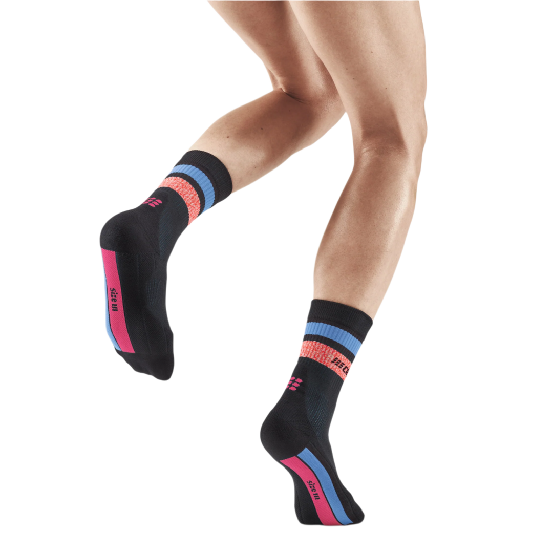 Miami Vibes Mid Cut Compression Socks, Women