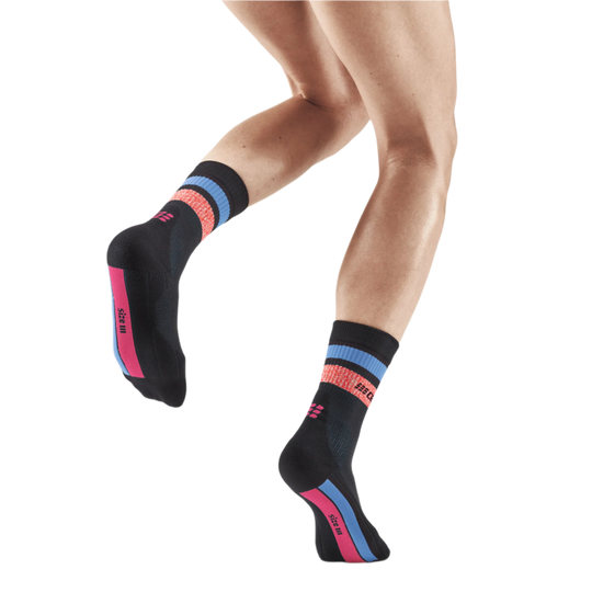 Miami Vibes Mid Cut Compression Socks, Women