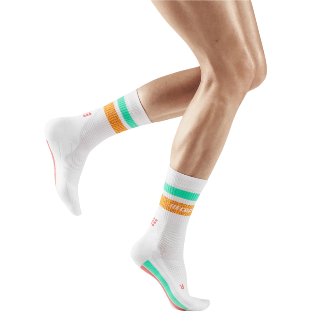 Miami Vibes Mid Cut Compression Socks, Women