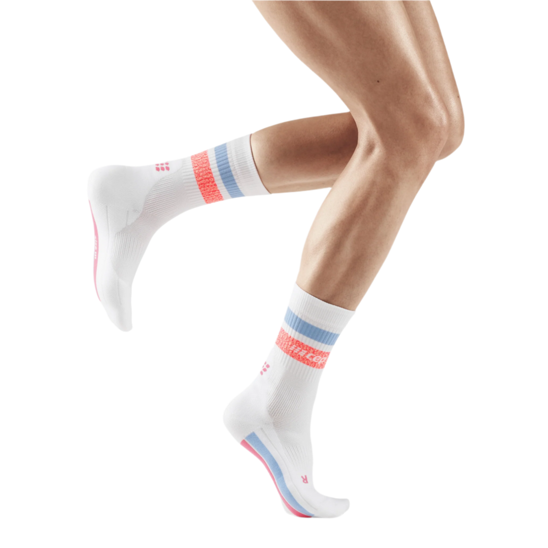 Miami Vibes Mid Cut Compression Socks, Women