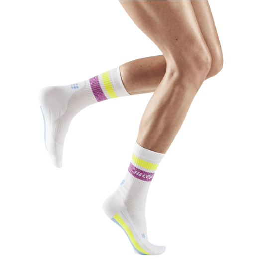 Miami Vibes Mid Cut Compression Socks, Women