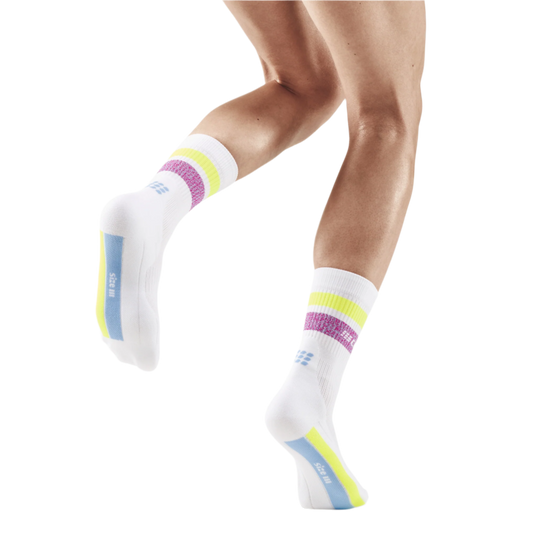 Miami Vibes Mid Cut Compression Socks, Women