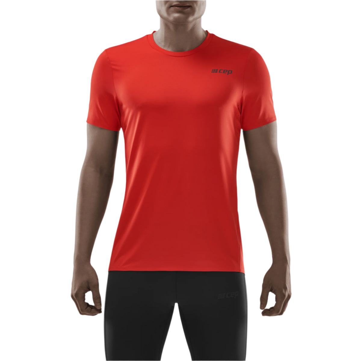 Run Shirt Short Sleeve, Men, Lava