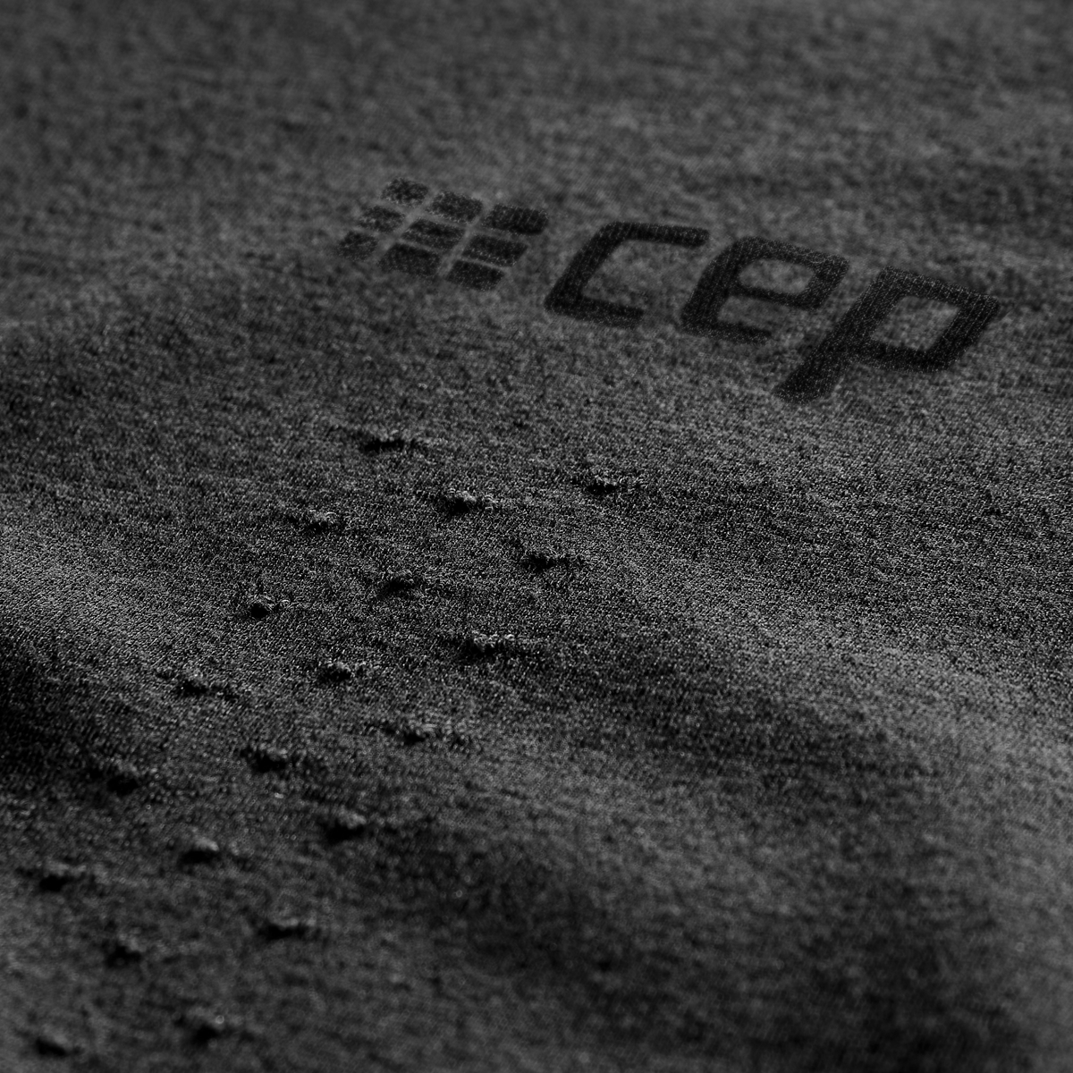 Ski Merino Base Shirt, Women, Black Merino, close-up detail