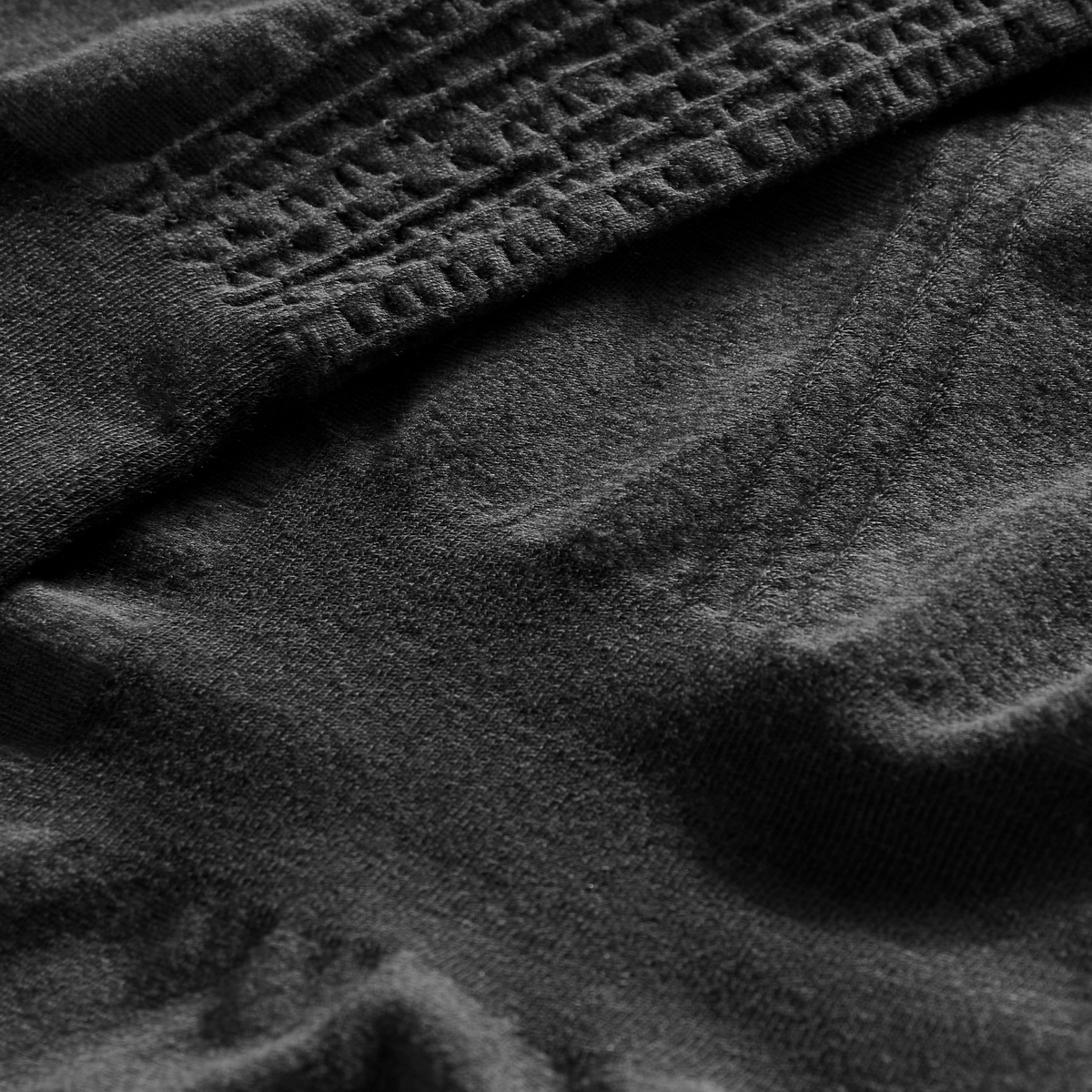 Ski Merino Base Shirt, Women, Black Merino, close-up detail