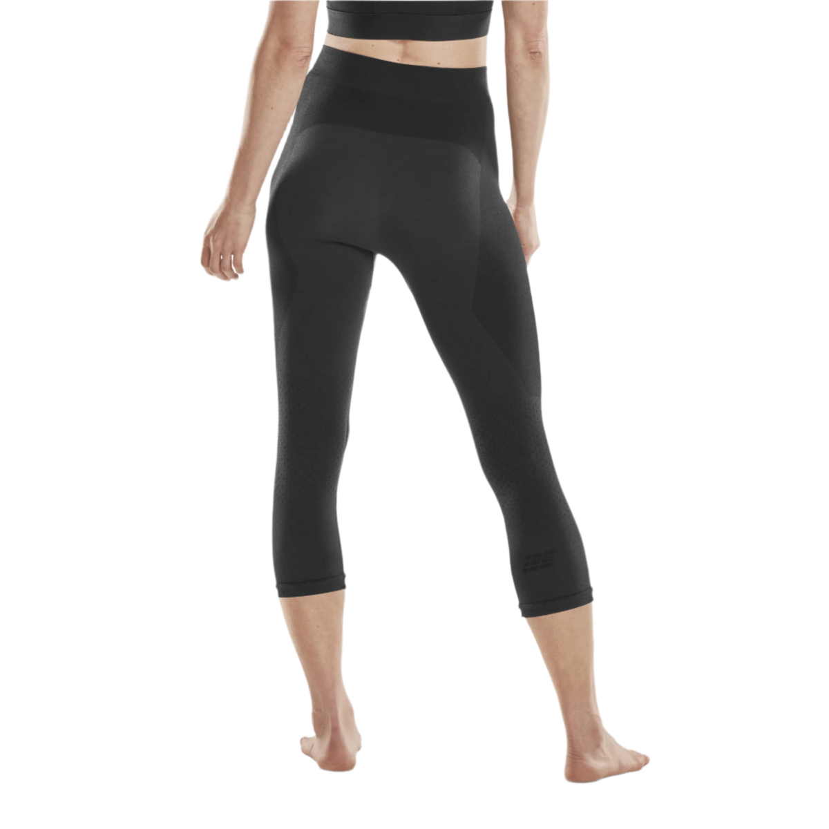 Ski Merino 3/4 Base Tights, Women, Black Merino