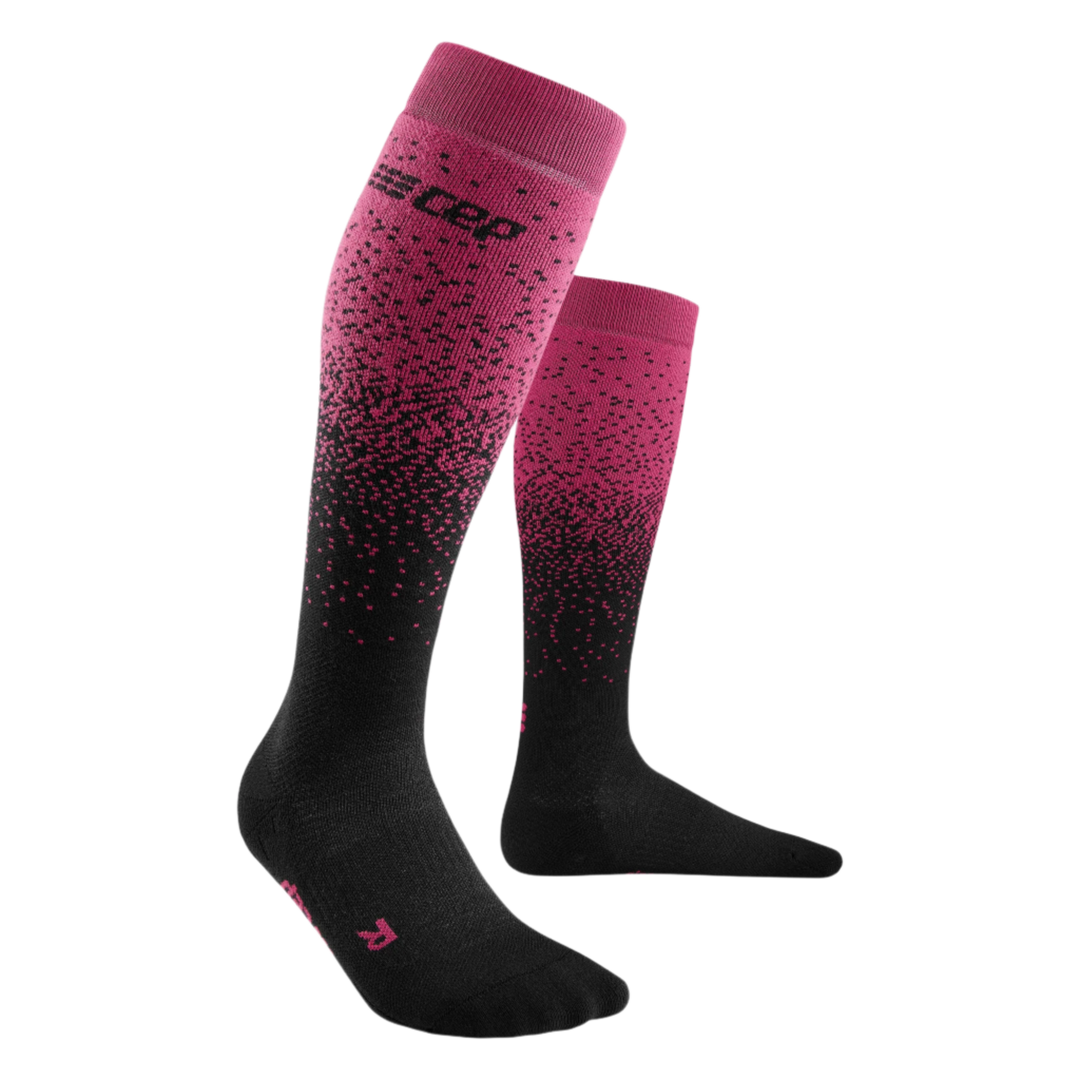 Ski Snowfall Tall Compression Socks, Men