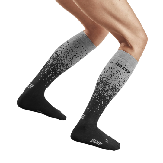 Ski Snowfall Tall Compression Socks, Women