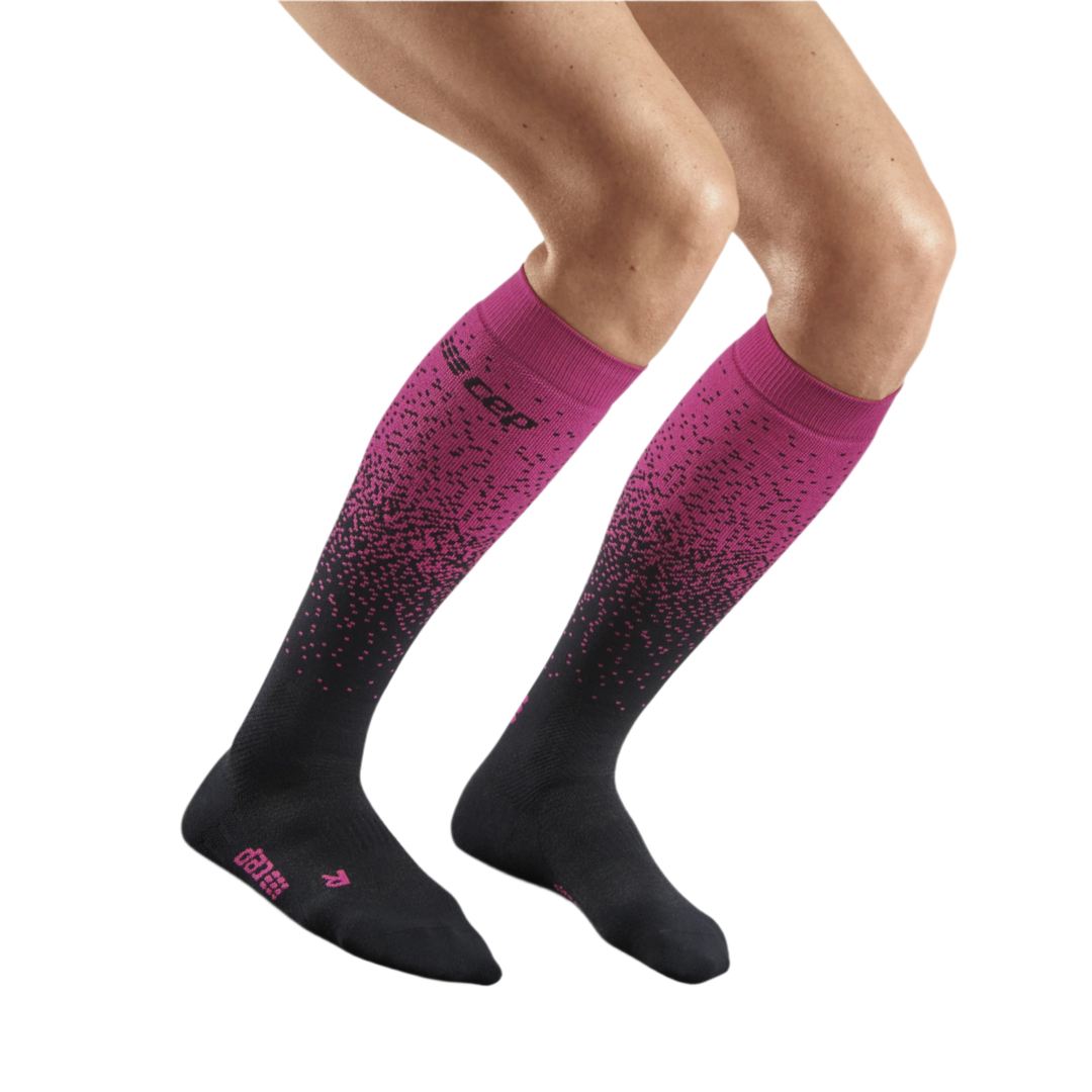 Ski Snowfall Tall Compression Socks, Women