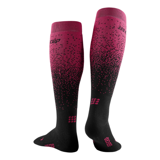 Ski Snowfall Tall Compression Socks, Women