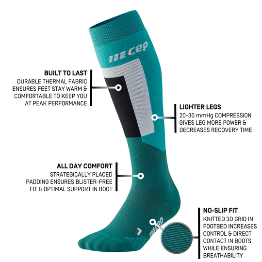 Ski Thermo Tall Compression Socks, Men