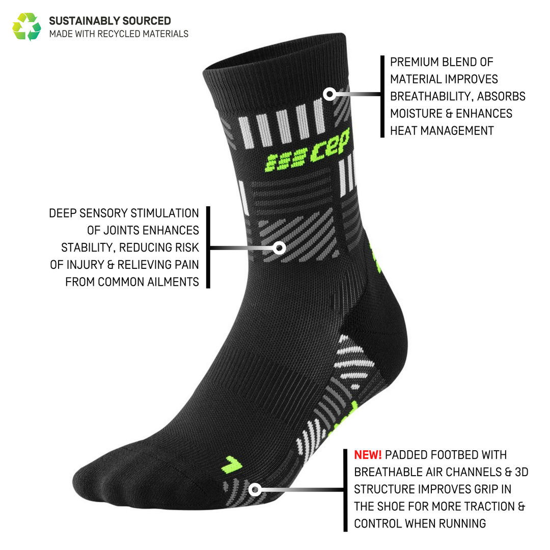 The Run Limited Edition Compression Mid Cut Socks, Men