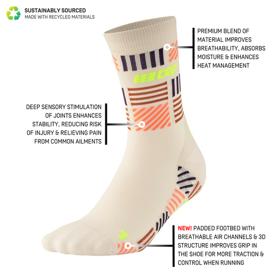 The Run Limited Edition Compression Mid Cut Socks, Men