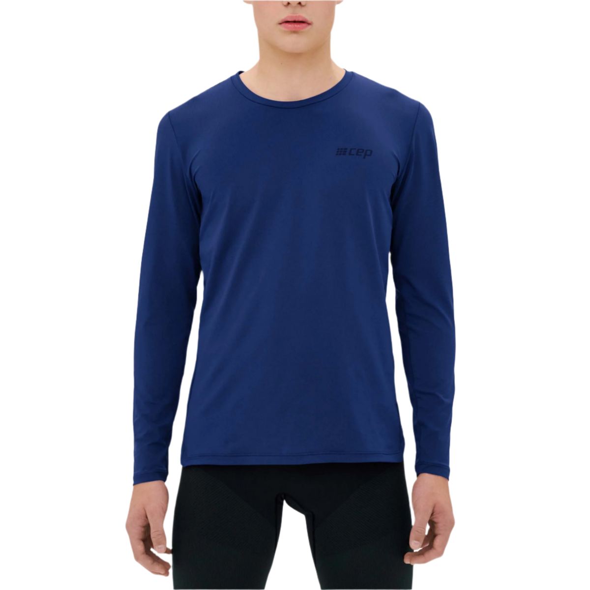 The Run Long Sleeve Shirt, Men, Blue