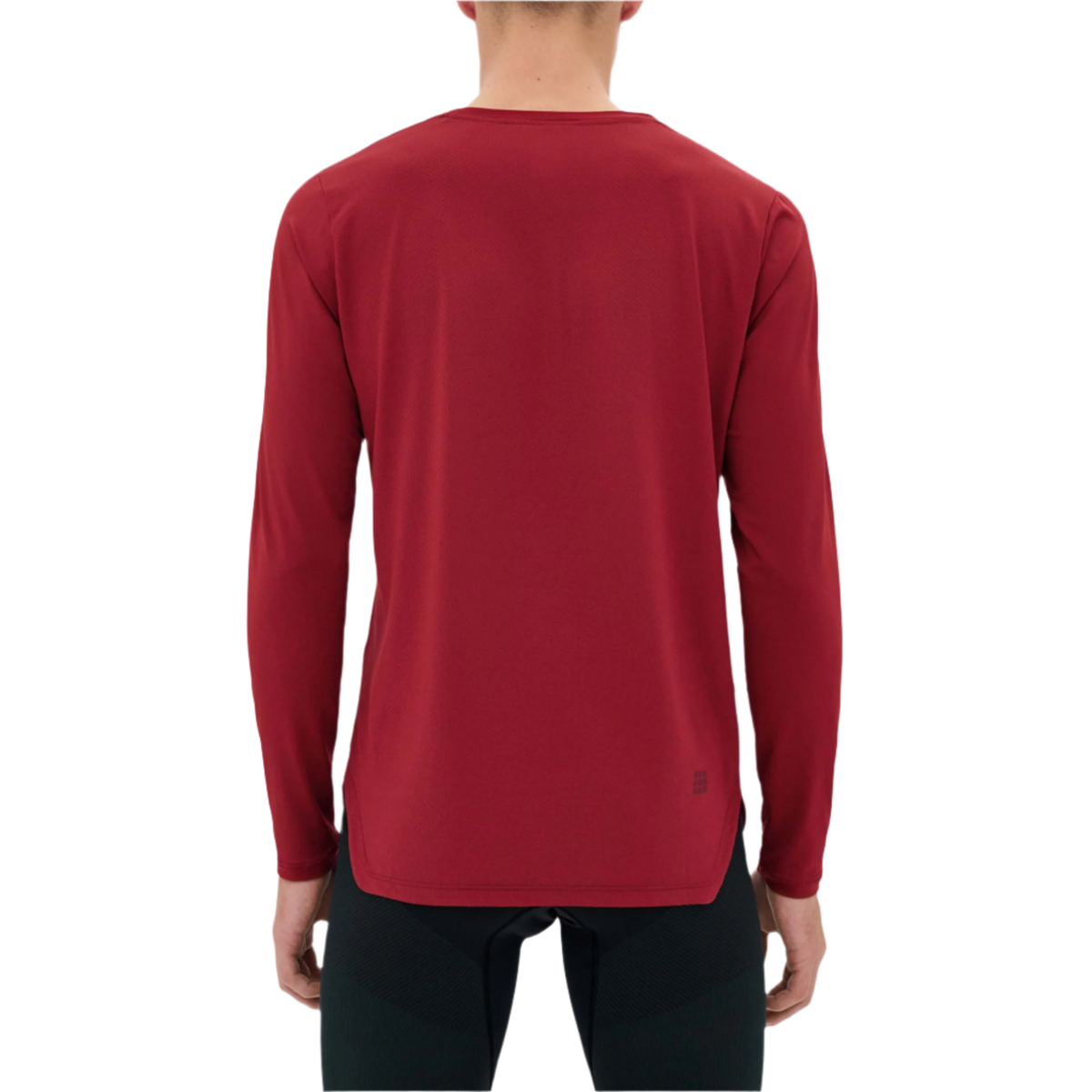 The Run Long Sleeve Shirt, Men, Crimson