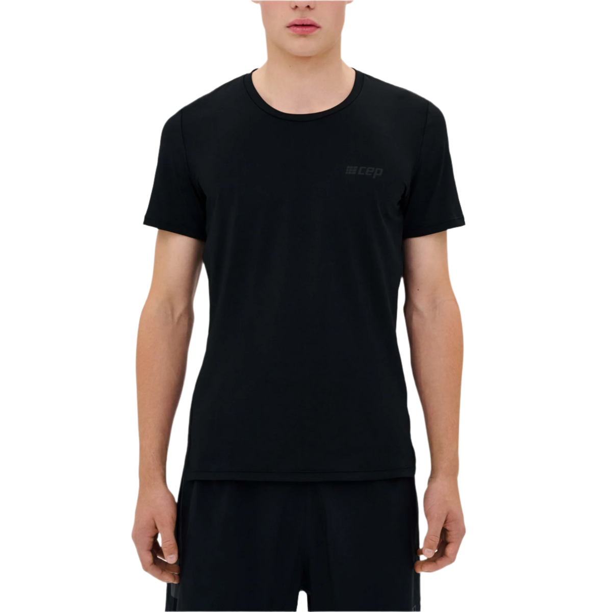 The Run Short Sleeve Shirt, Men, Black