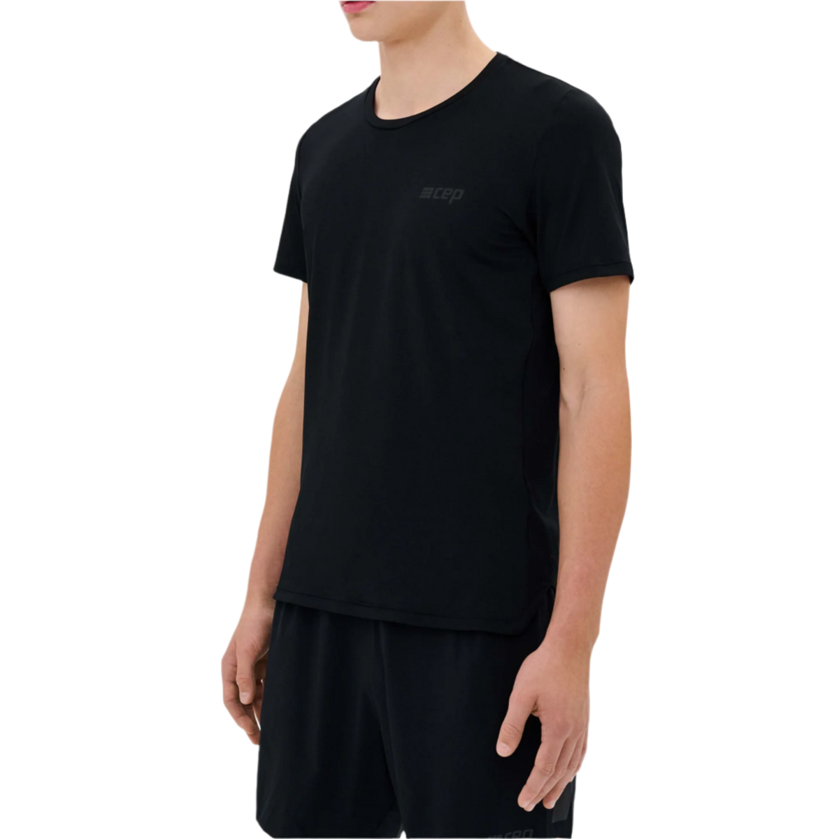 The Run Short Sleeve Shirt, Men, Black