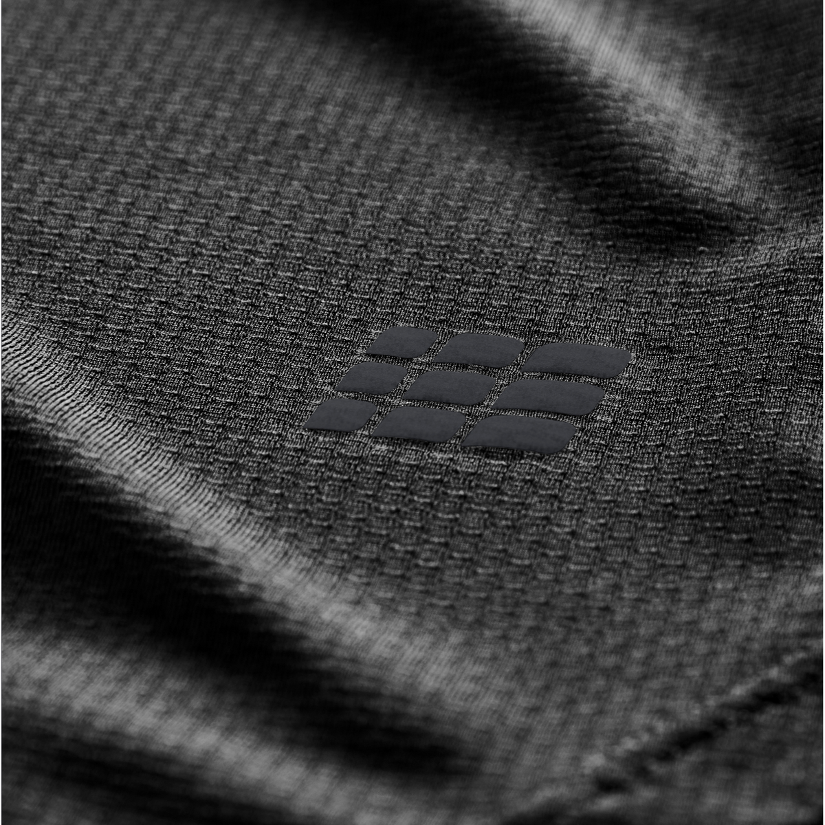 The Run Short Sleeve Shirt, Men, Black, close-up detail