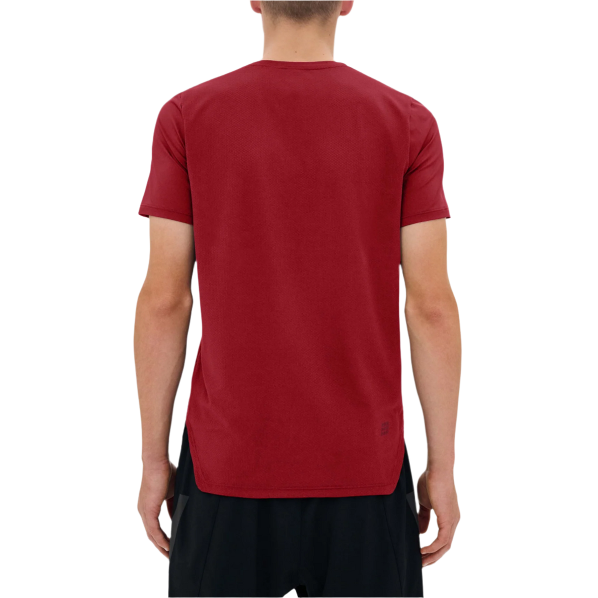 The Run Short Sleeve Shirt, Men, Crimson