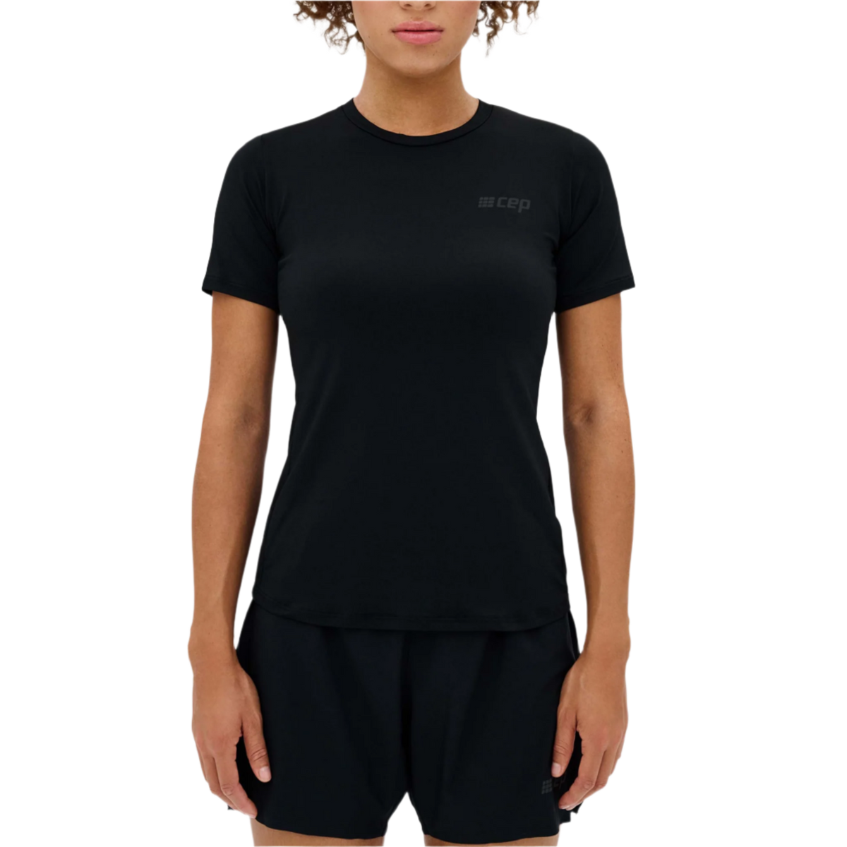 The Run Short Sleeve Shirt, Women, Black