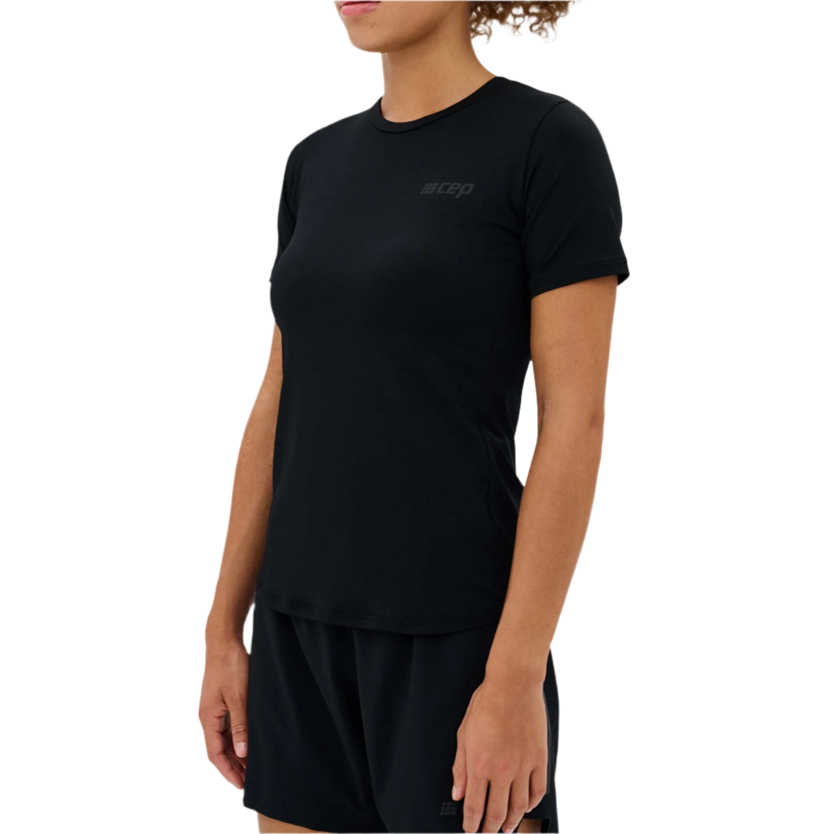 The Run Short Sleeve Shirt, Women, Black