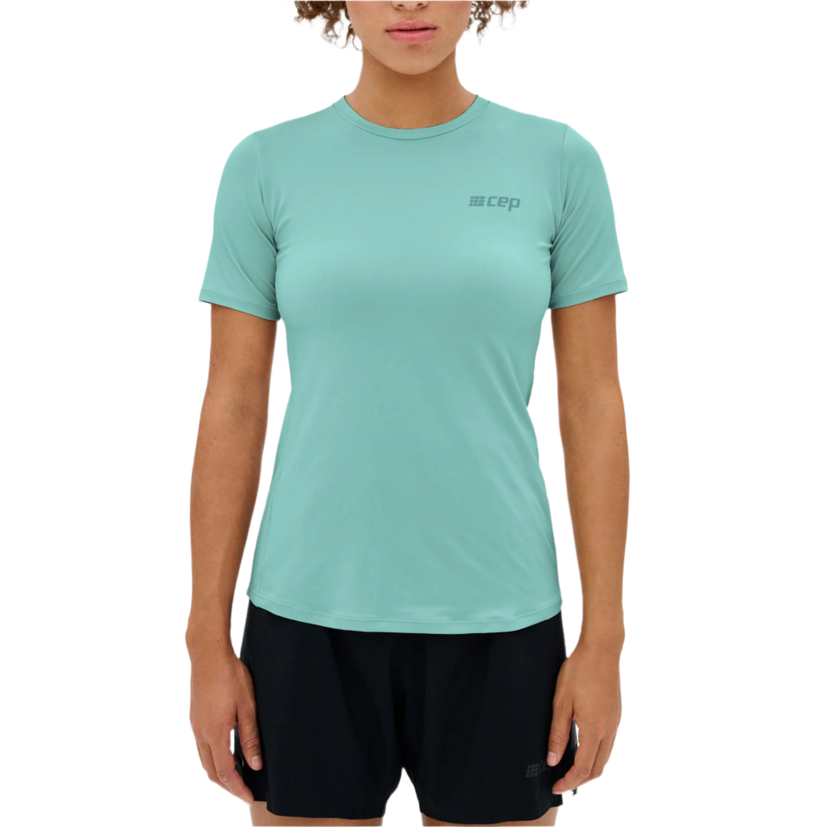 The Run Short Sleeve Shirt, Women, Light Blue