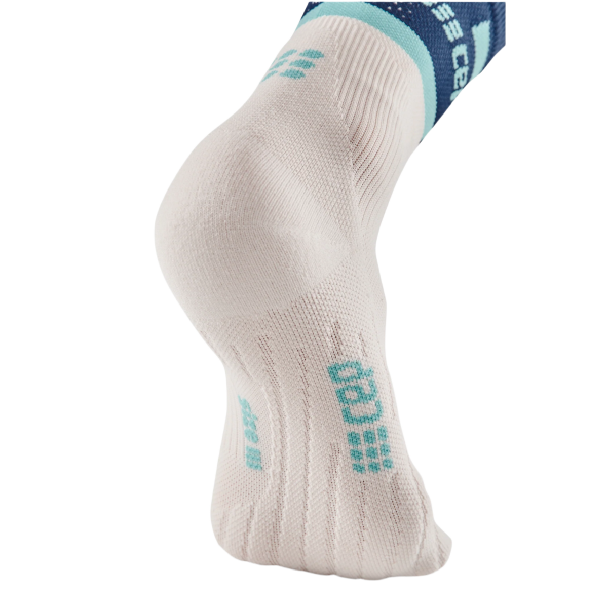 The Run Compression Mid Cut Socks 4.0, Men, Blue/Off White