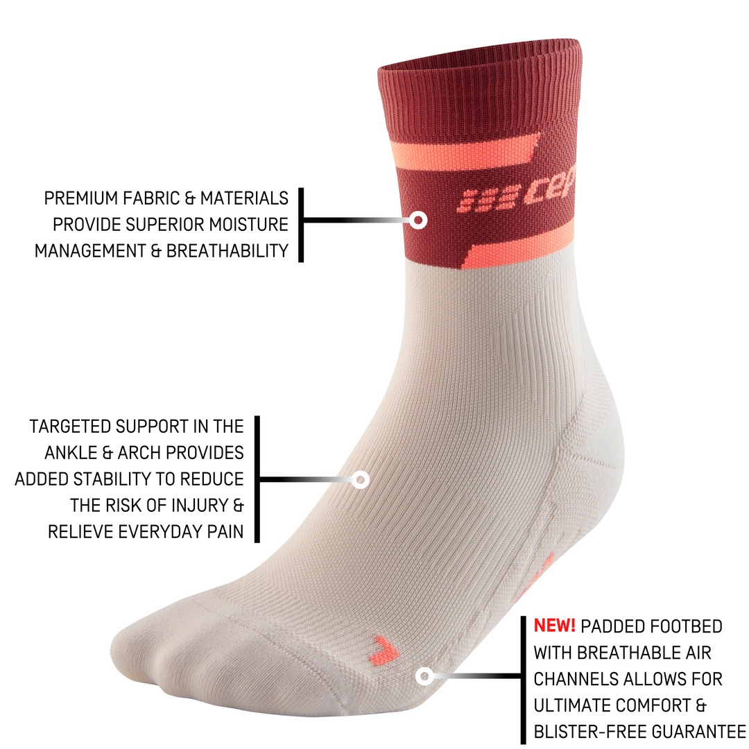 The Run Compression Mid Cut Socks 4.0, Women