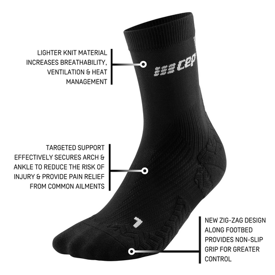 Ultralight Mid Cut Compression Socks, Men