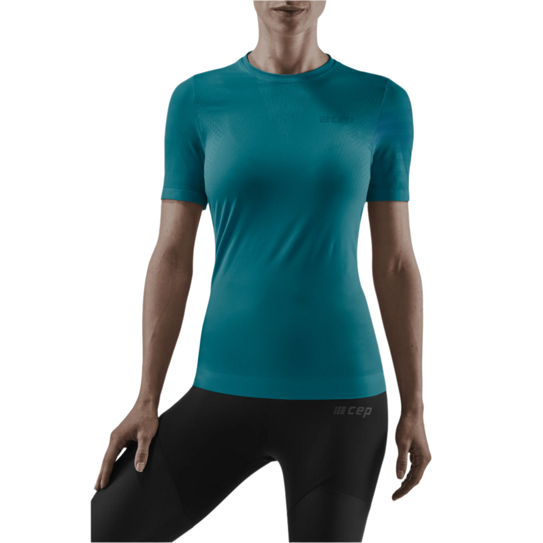 Ultralight Short Sleeve Shirt, Women, Petrol