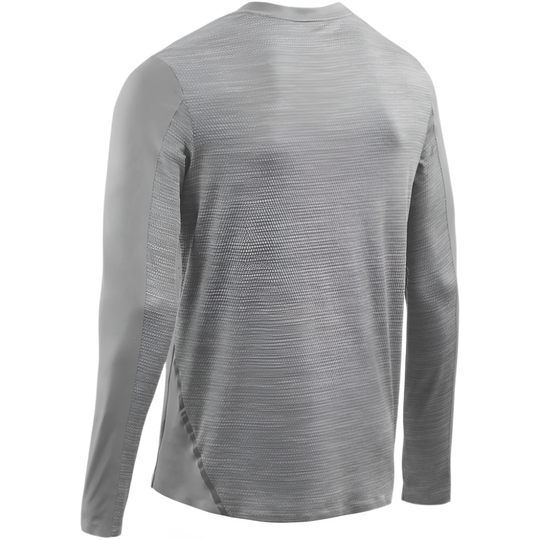 Run Long Sleeve Shirt, Men, Grey, Back View