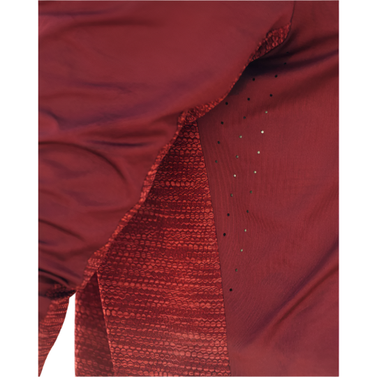 Run Long Sleeve Shirt, Men, Dark Red, Detail