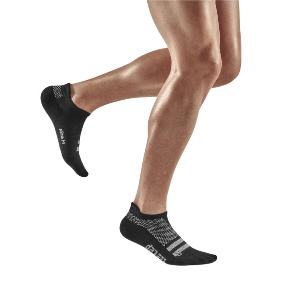 Training No Show Socks, Men, Black Training