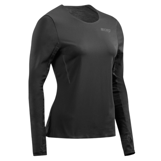 Run Long Sleeve Shirt, Women, Black