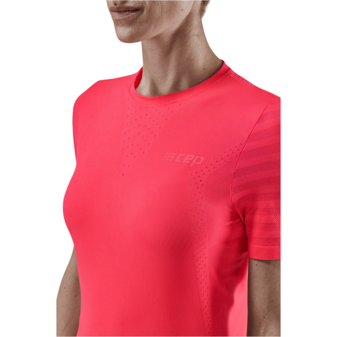 Ultralight Short Sleeve Shirt, Women, Pink, Front Detail