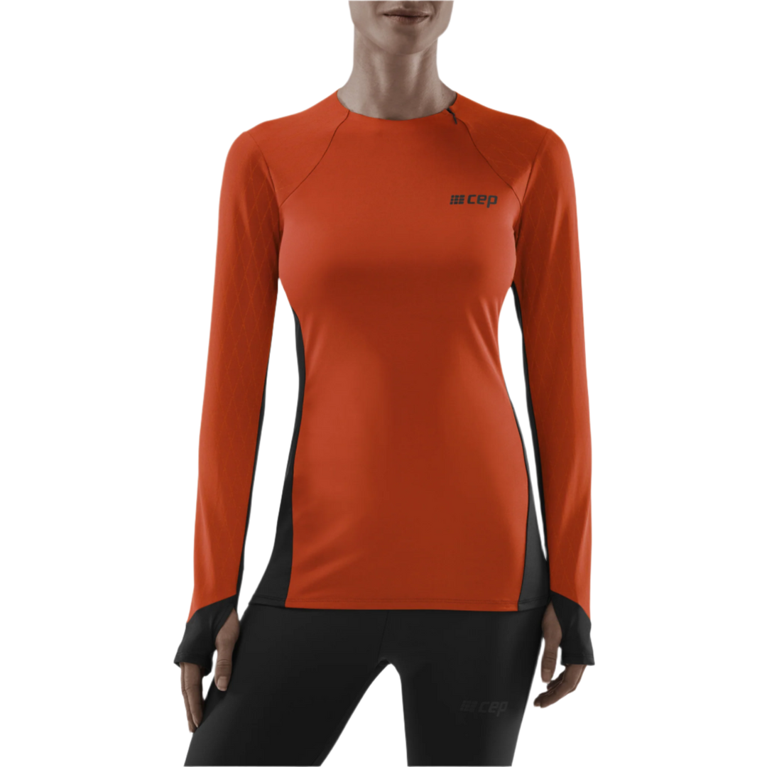 Cold Weather Shirt, Women, Dark Orange