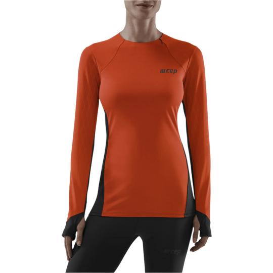 Cold Weather Shirt, Women, Dark Orange