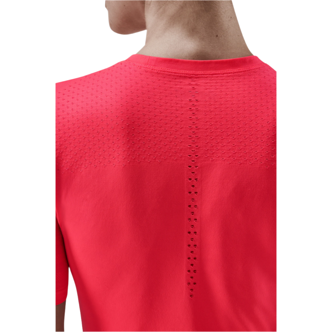 Ultralight Short Sleeve Shirt, Women, Pink, Back Detail