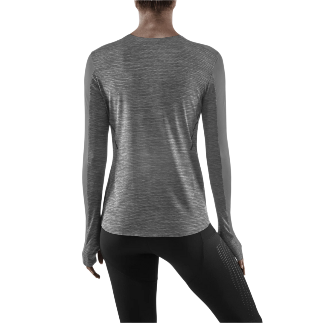 Run Long Sleeve Shirt, Women, Grey