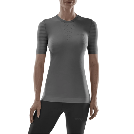 Ultralight Short Sleeve Shirt, Women, Grey