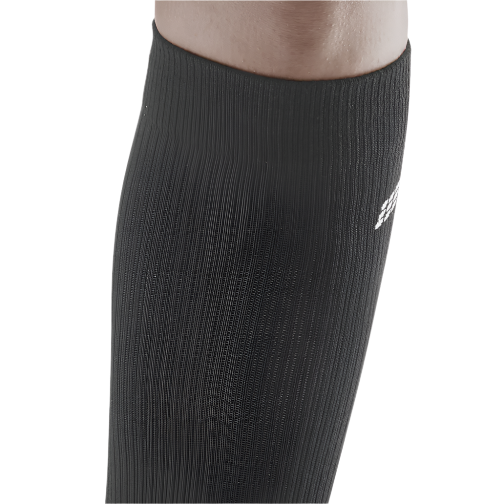 Hiking Merino Tall Compression Socks, Women, Stone/Grey, Top Detail