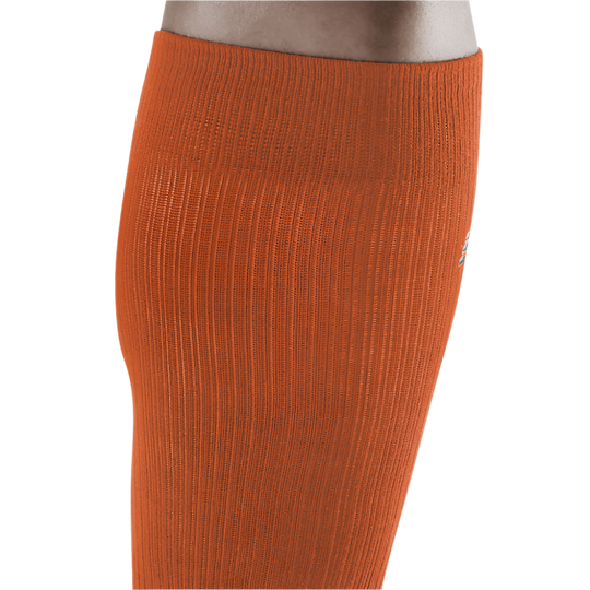 Hiking Merino Tall Compression Socks, Women, Sunset/Grey, Top Detail