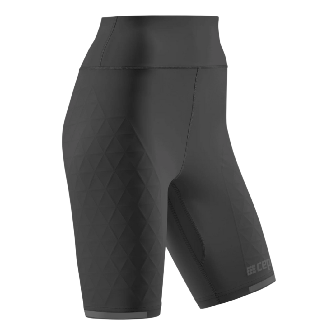 The Run Support Shorts, Women, Black, Front View